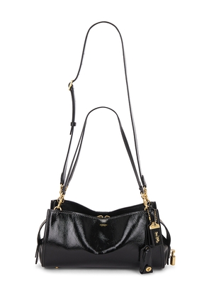 Coach Glazed Ew Rogue Shoulder Bag 34 Black in Black.