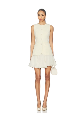 ASTR the Label Christen Dress in Cream. Size L. Also in XS, S, M, XL.