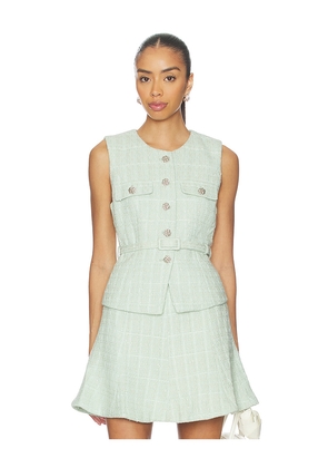 ASTR the Label Kelson Vest in Mint. Size L. Also in XS, S, M, XL.