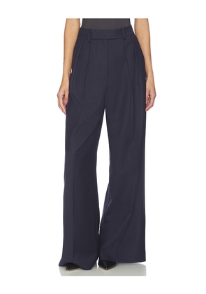 ANINE BING Lou Trouser in Navy. Size 0. Also in 2, 4, 6, 8, 10.