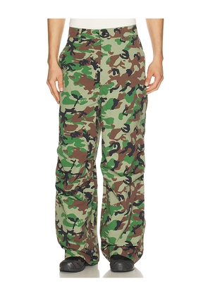 Babylon Ripstop Camo Pants in Green,Brown. Size 30. Also in 32, 34, 36.