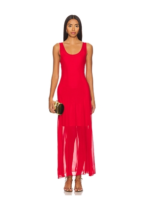 Gestuz Messi Maxi Dress in Red. Size S. Also in XS.