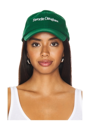Favorite Daughter Classic Logo Baseball Hat in Green.