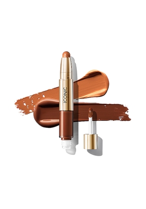 ICONIC LONDON Radiant Concealer And Brightening Duo in Chocolate.