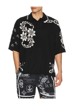 Agua Bendita Cobana Shirt in Black. Size L. Also in S, M.