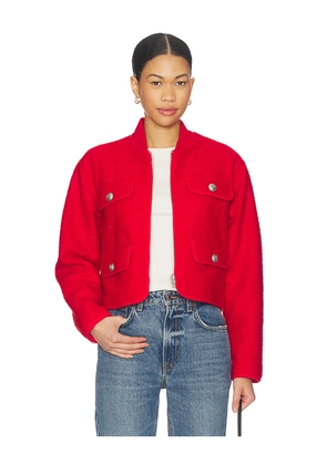 BLANKNYC Jacket in Red. Size L. Also in XS, S, M.