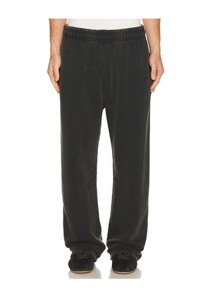 Entire Studios Straight Leg Sweatpant in Black. Size L. Also in S, M, XL/1X.