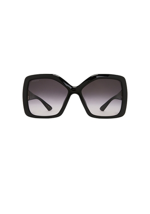 Gucci Square Sunglasses in Black.