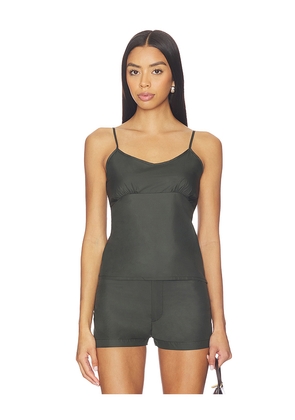 Aya Muse Bayle Top in Army. Size L. Also in XS, S, M.