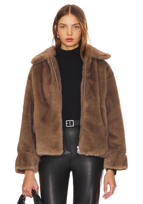 HEARTLOOM Sari Coat in Brown. Size S. Also in XL.