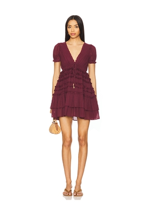 Free People Darcy Mini Dress in Purple. Size M. Also in S.