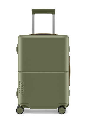 July Carry On Trunk Luggage in Olive.