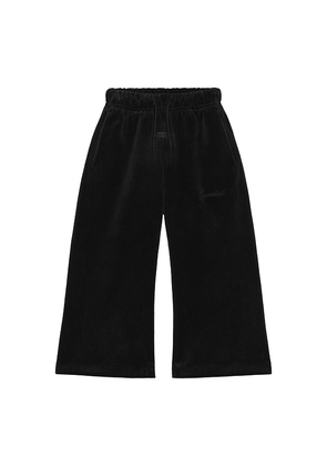 Fear of God ESSENTIALS Kids Flare Pant in Black. Size 2/3. Also in 4/5, 6/7.
