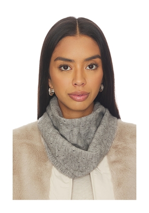 Free People Essential Triangle Scarf in Grey.