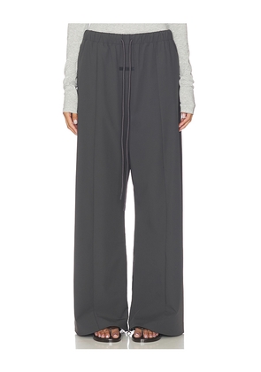 Fear of God ESSENTIALS Relaxed Track Pant in Grey. Size L. Also in XS, S, M, XL.