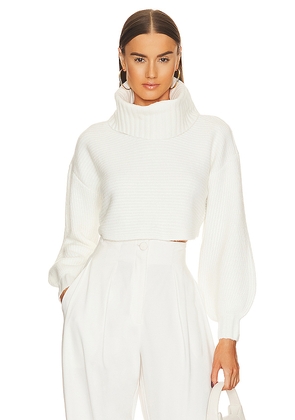 Michael Costello x REVOLVE Safia Peek A Boo Crop in Ivory. Size S. Also in XL, XS.