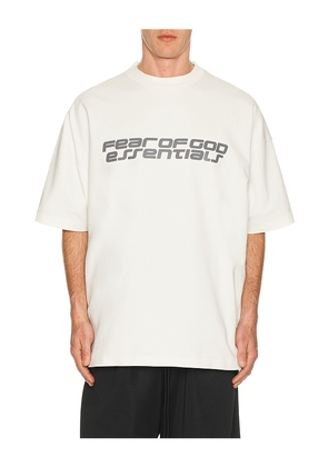 Fear of God ESSENTIALS 90'S Short Sleeve Tee in White. Size L. Also in XS, S, M, XL/1X, XXL/2X.
