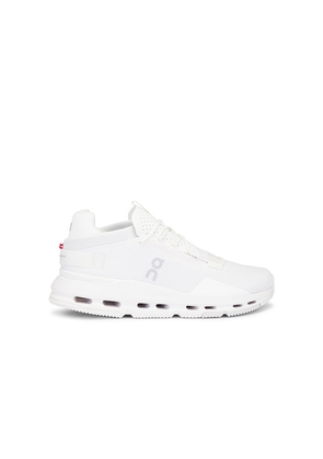 On Cloudnova 2 in White. Size 7. Also in 9.