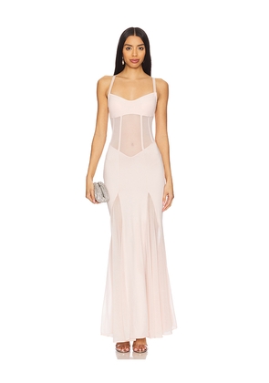 OW Collection Serenity Maxi Dress in Pink. Size S. Also in XL, XS.