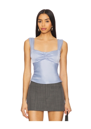 NIA Yolanda Top in Baby Blue. Size M. Also in S.