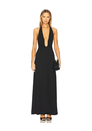 MISHA Jennifer Maxi Dress in Black. Size S. Also in XS.