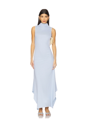Michael Stars Nicola Midi Dress in Baby Blue. Size L. Also in S.