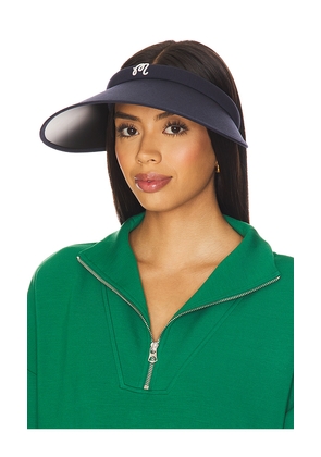 Malbon Golf Claire Visor in Navy.