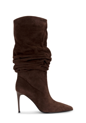 Michael Costello x REVOLVE Marie Boot in Chocolate. Size 7.5. Also in 9.