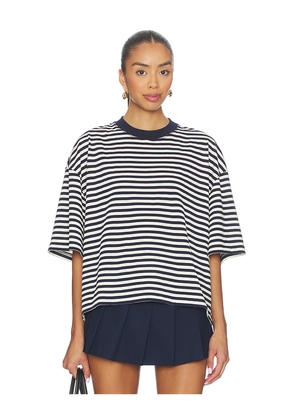 LIONESS Bloom Short Sleeve Tee in Cream. Size L. Also in S, XXS, XS, M.