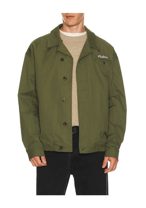 Malbon Golf Elliott Jacket in Army. Size L. Also in S, M.