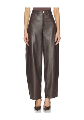 Nonchalant Label Lennon Pant in Chocolate. Size L. Also in XS, S.