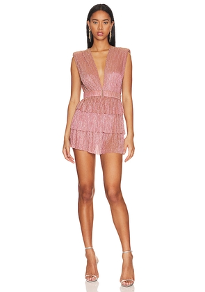 Sabina Musayev Skylar Mini Dress in Pink. Size L. Also in XL.
