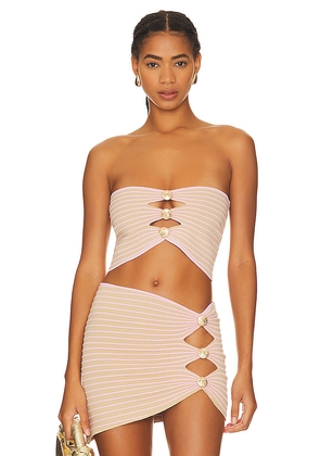 retrofete Adelie Top in Pink. Size L. Also in XL.