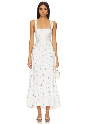 Show Me Your Mumu Marmont Midi Dress in White. Size M. Also in L.