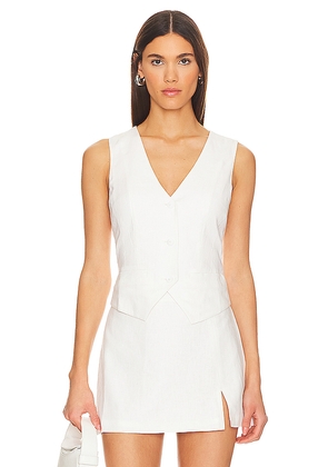 Steve Madden Selene Vest in Ivory. Size M. Also in XS, L.