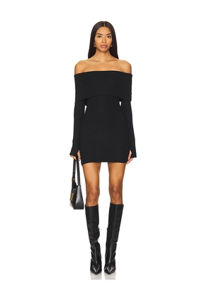 superdown Marks Mini Dress in Black. Size L. Also in M, XL.