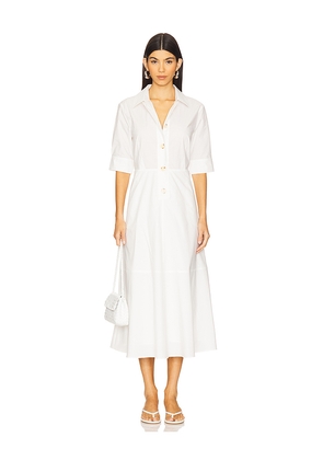 Rue Sophie Beca Shirt Dress in White. Size M. Also in S.