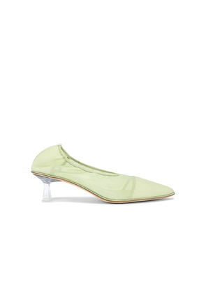 Studio Amelia Iris 50 Heel in Green. Size 38. Also in 39.