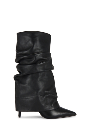 Schutz Mikki Cloak Boot in Black. Size 10. Also in 6.5, 9.5.