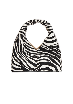 Studio Amelia Diamond Handbag in Black,White.