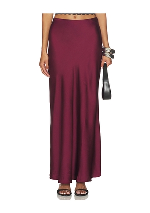 Steve Madden Jeannie Skirt in Wine. Size L. Also in M, XL.