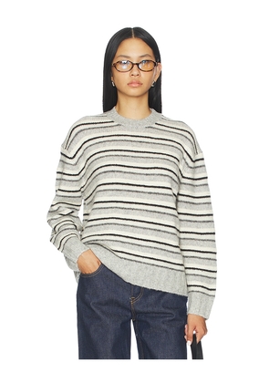 PISTOLA Hanna Variegated Stripe Sweater in Grey. Size M. Also in XS, S.