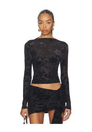 SNDYS Lenora Top in Black. Size L. Also in M, S, XL, XS, XXL, XXS.