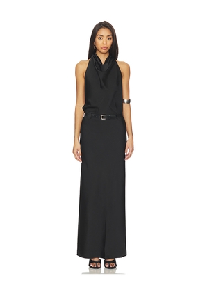 superdown Hazel Maxi Dress in Black. Size L. Also in XS, XXS, S, M, XL.
