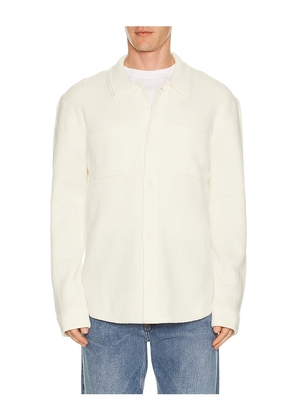 PAIGE Mason Sweater Shirt in Ivory. Size L. Also in S, M, XL/1X, XXL/2X.