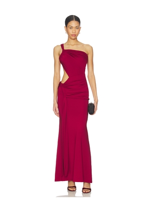 superdown Alita Maxi Dress in Red. Size L. Also in XXS, XS, S, M, XL.