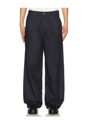 Scotch & Soda Seasonal Loose Fit Denim Chino in Navy. Size 31x32. Also in 33x32, 34x32.