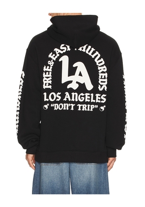 The Hundreds x Free And Easy Don't Trip Hoodie in Black. Size L. Also in S, M.