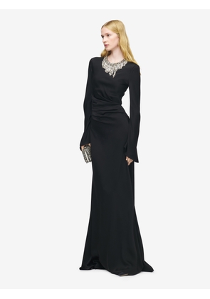 ALEXANDER MCQUEEN - Jewelled Embroidery Evening Dress - Item 859096QZAQT1000