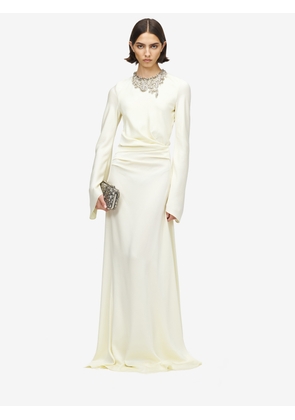 ALEXANDER MCQUEEN - Jewelled Embroidery Evening Dress - Item 859096QZAQT9311